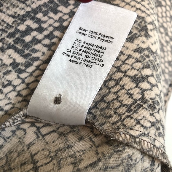 Babaton | Long Sleeve Reptile Print Button Blouse - Picture 5 of 8